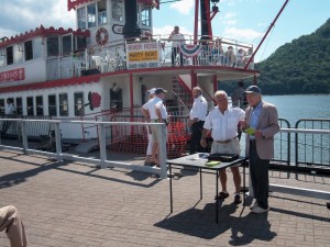 The River Rose at the Dock in Cold Spring                     