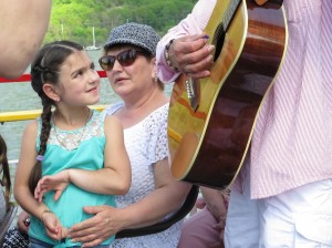 All ages enjoy the music                